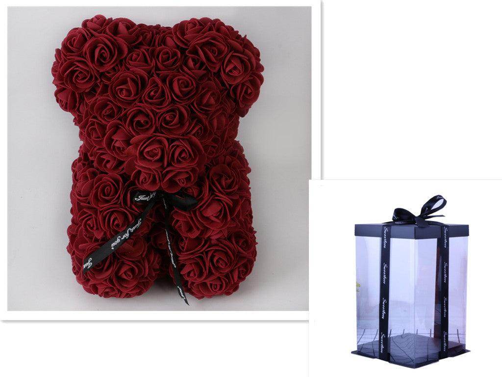 Valentine Foam Forever Rose Teddy Bear - SmartPursue™