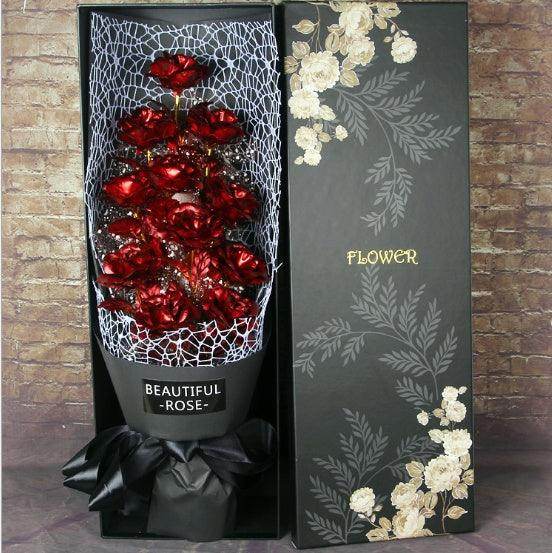 24K Golden Foil Rose Bundle - SmartPursue™
