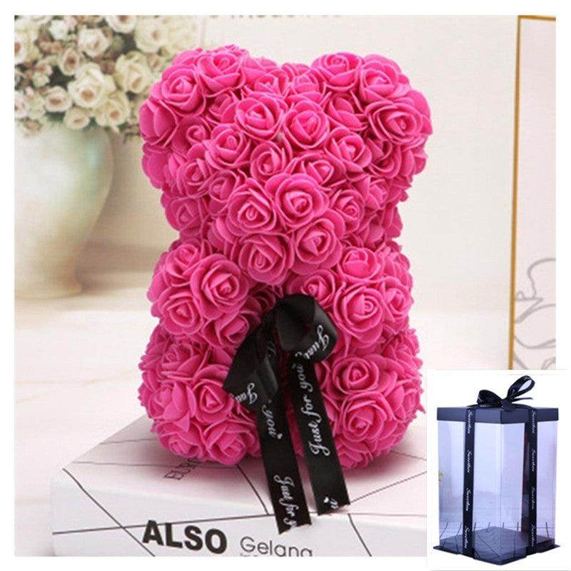 Valentine Foam Forever Rose Teddy Bear - SmartPursue™