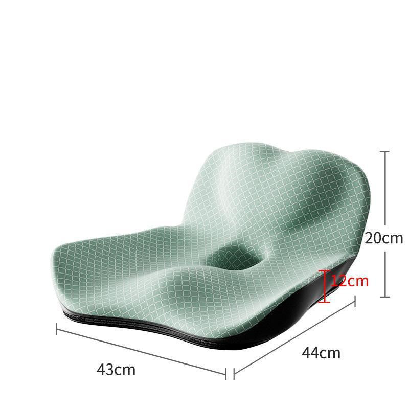 🔥 Heated Cushion with Backrest – Office & Home Ergonomic Seat Pad CJ