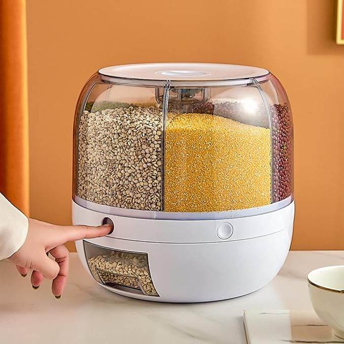 6-Grid Rotating Food Dispenser - SmartPursue™
