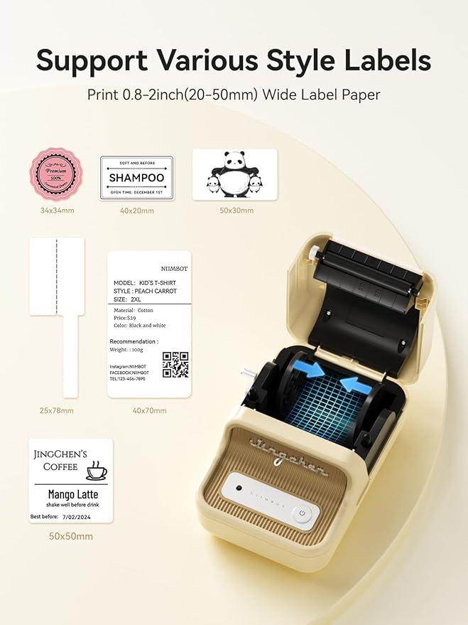 Portable Thermal Label Maker - SmartPursue™