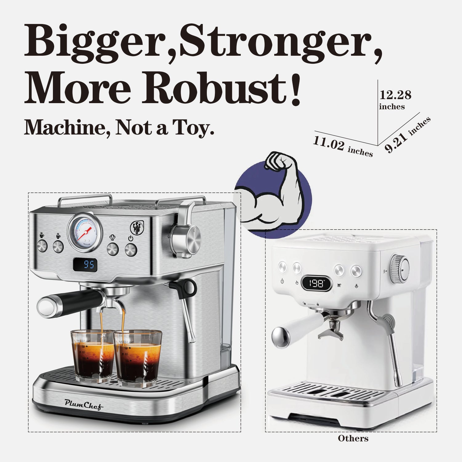 ☕ 20-Bar Professional Espresso Machine Smart Kitchen & Home