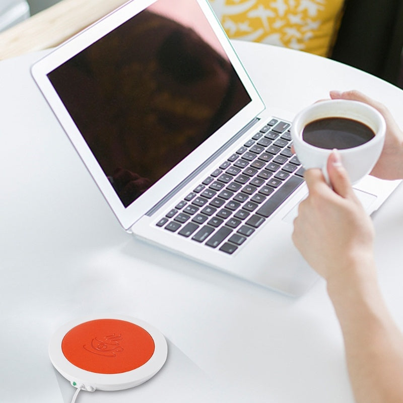 ☕ USB Cup Warmer Mat Pad – Portable Coffee & Tea Mug Heating Coaster Smart Kitchen & Home