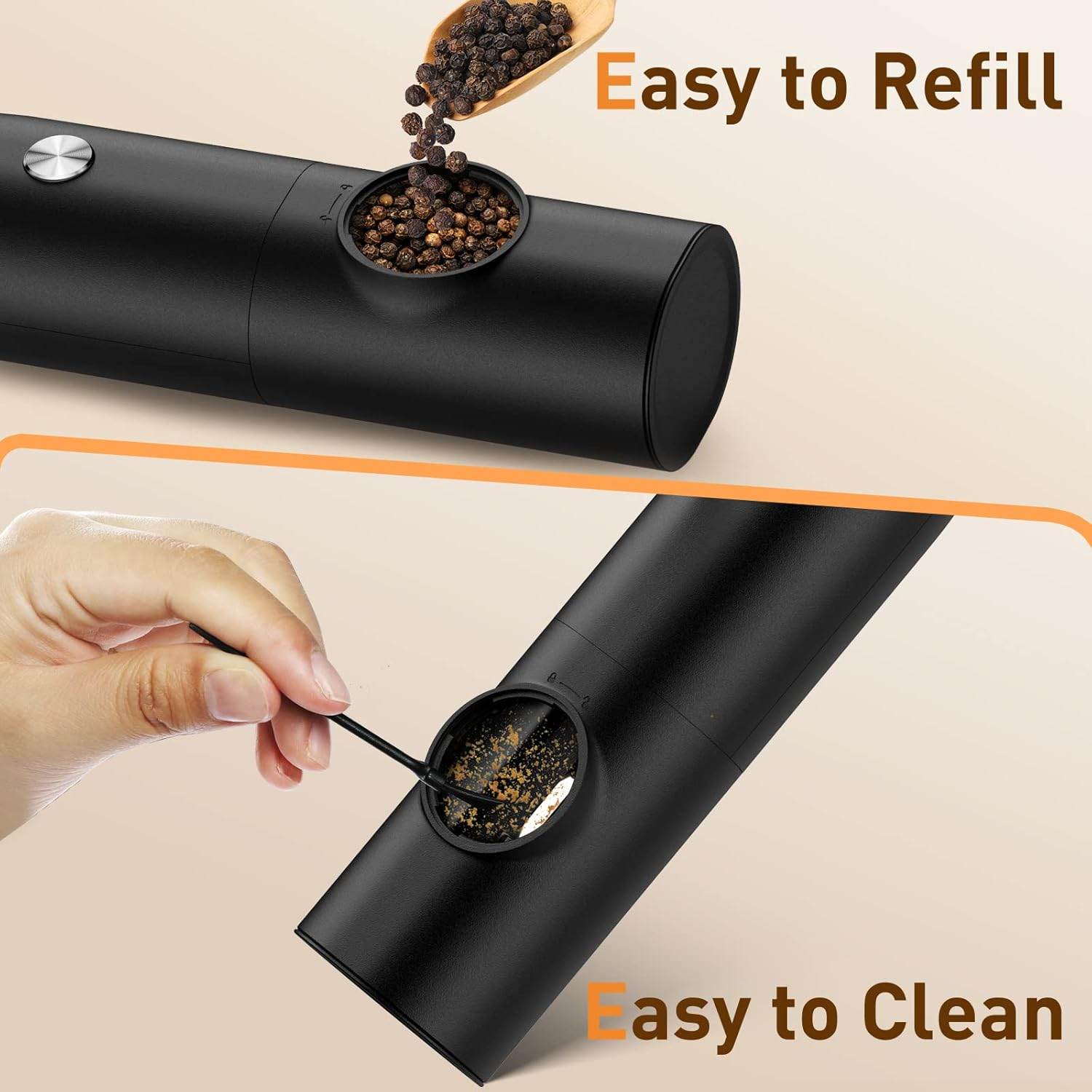 Electric Automatic Salt and Pepper Grinder - SmartPursue™