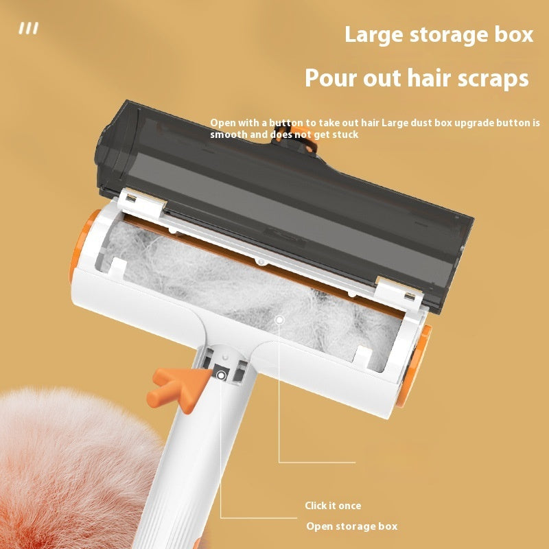 🧼 2-in-1 Pet Hair Removal Roller – Washable, Multifunctional Grooming Brush CJ