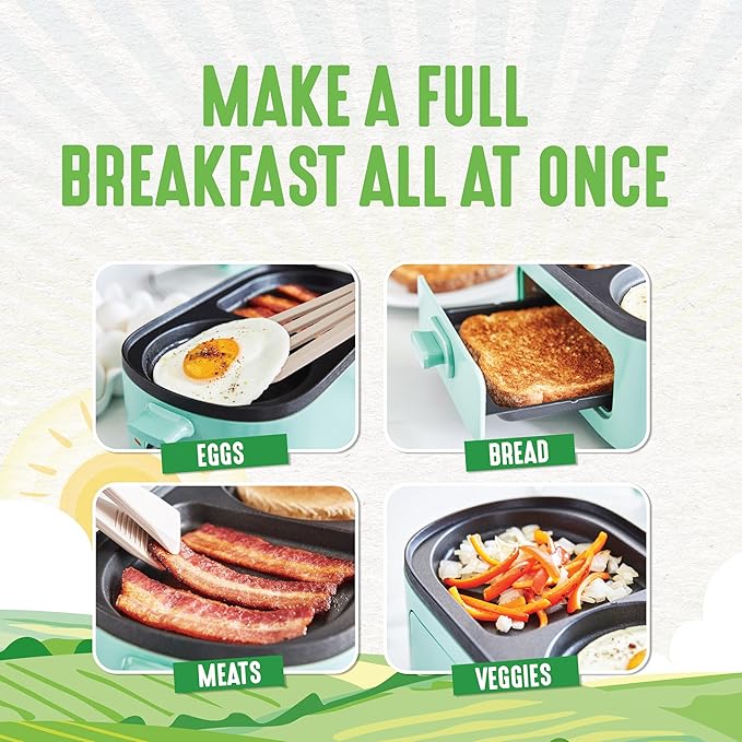 3-in-1 Breakfast Station – Ceramic Nonstick Griddles - SmartPursue™