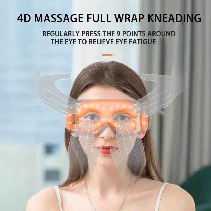 Vibrating Eye Massager With Airbag and Hot Compress - SmartPursue™