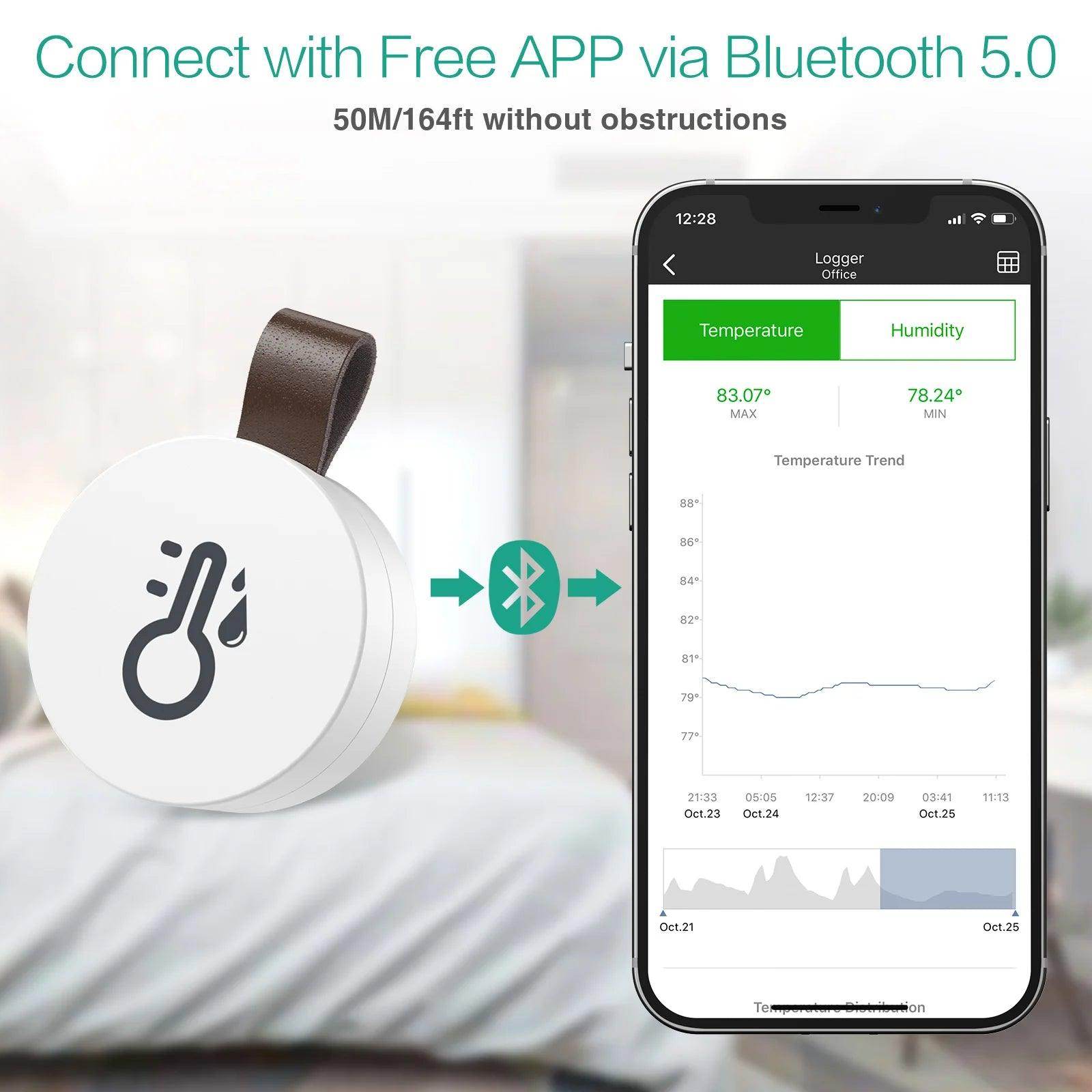 Thermometer Hygrometer Smart Home Temperature Sensor - SmartPursue™