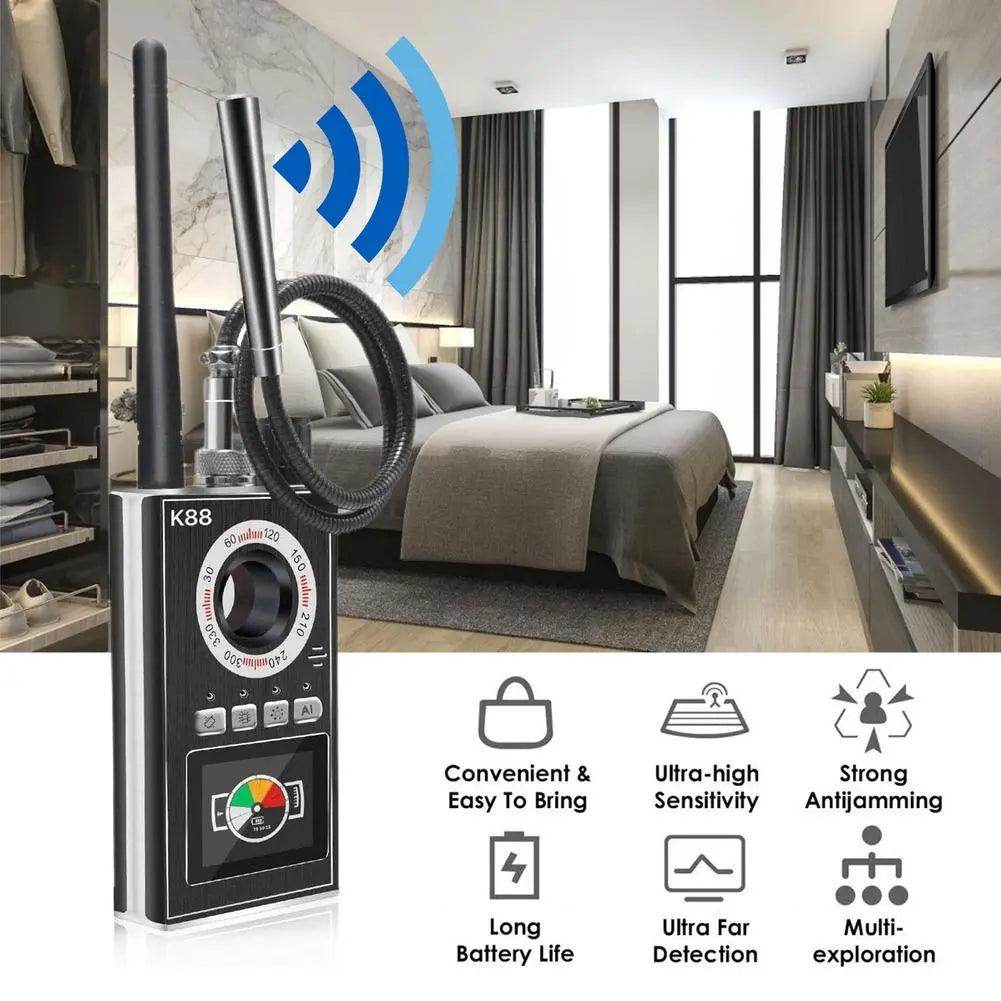 Anti Spy Hidden Camera Detector | Audio Bug Finder GPS Signal Tracker - SmartPursue™