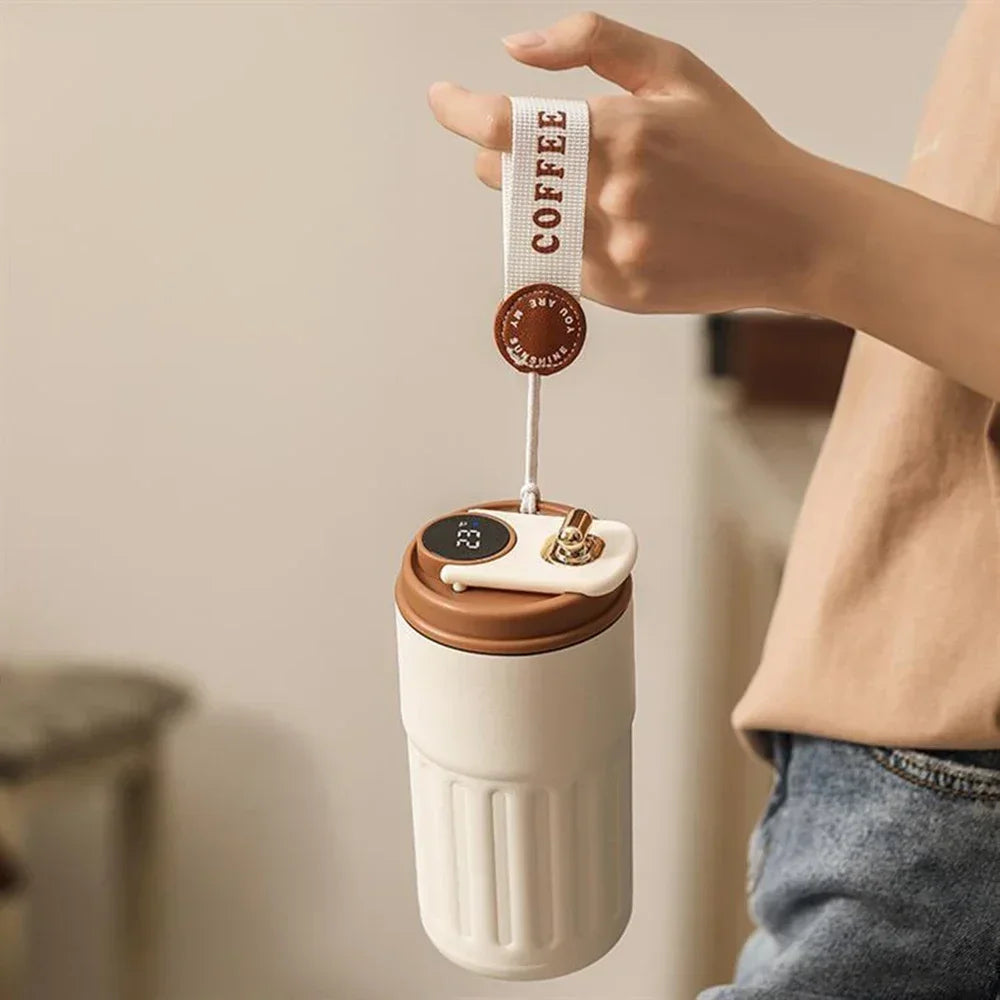 LED Display Smart Thermos Bottle – Hot & Cold Flask - SmartPursue™