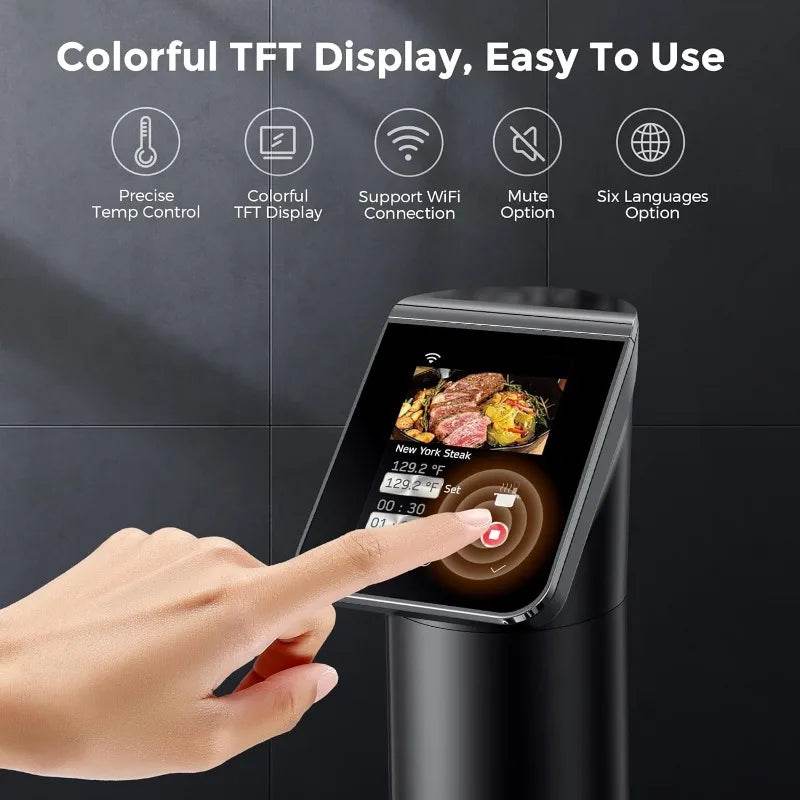 WiFi Sous Vide Cooker for Precision Cooking - SmartPursue™