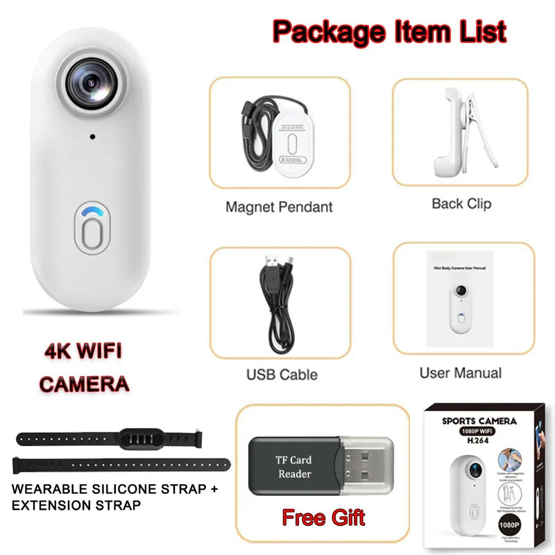 🐾 4K HD Mini Pet Collar Camera – Portable Dog & Cat Neck Camera Diversi Fusion™