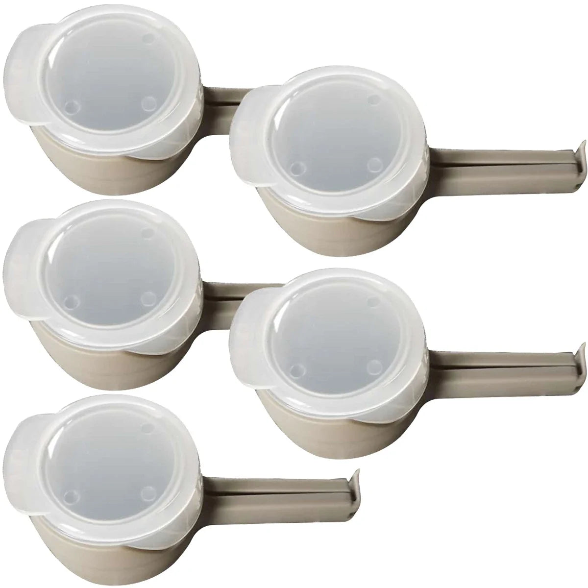 🥨 Food Storage Bag Sealing Clips with Pour Spouts Smart Kitchen & Home