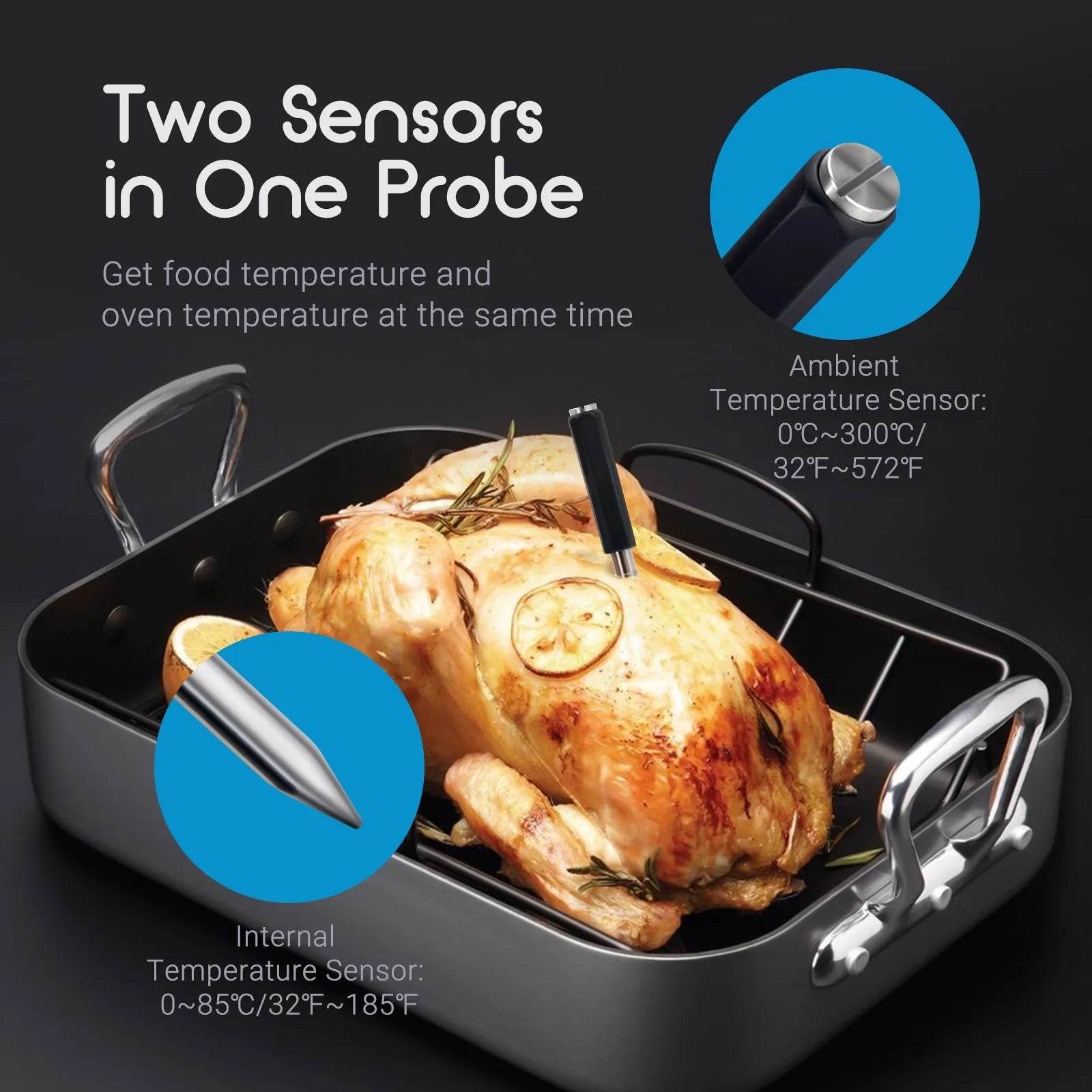 Wireless Bluetooth Meat Thermometer - SmartPursue™