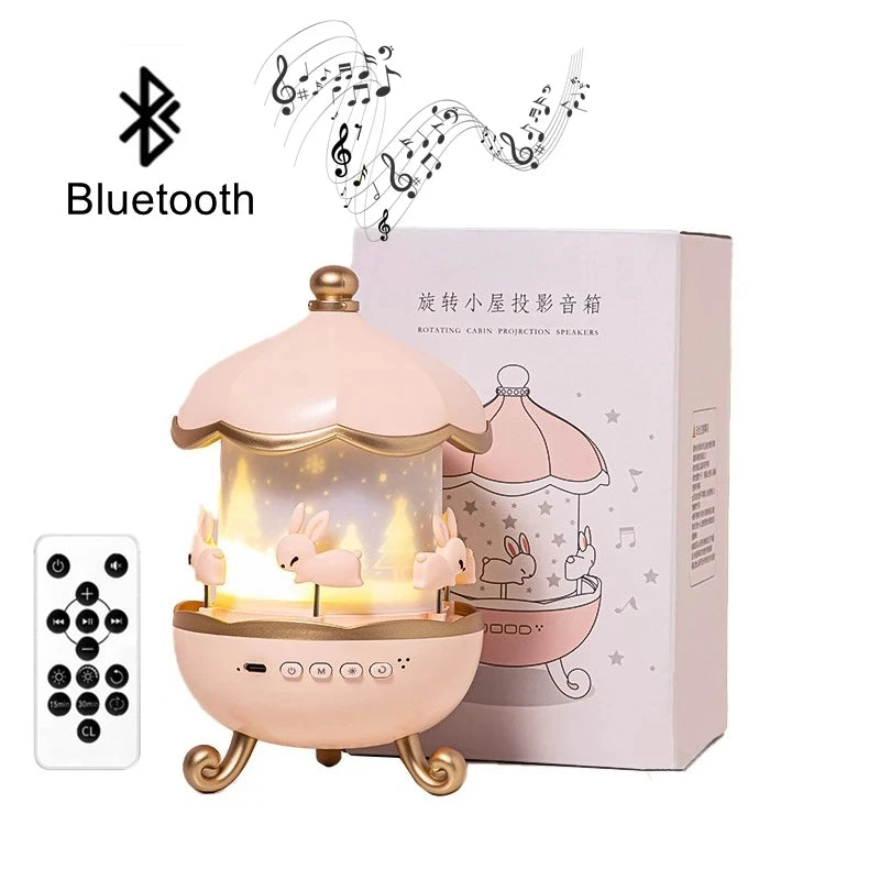 🌙 Kids Night Light Projector – USB Rechargeable LED Lamp SmartPursue™