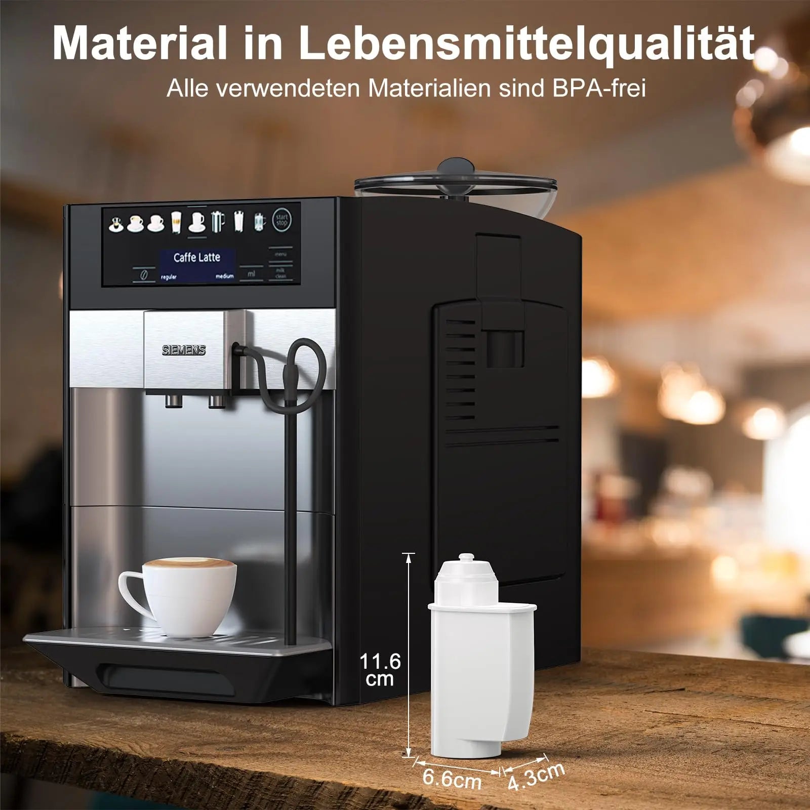 Water Filter Cartridge for Siemens EQ6 EQ9 Coffee Machines - SmartPursue™