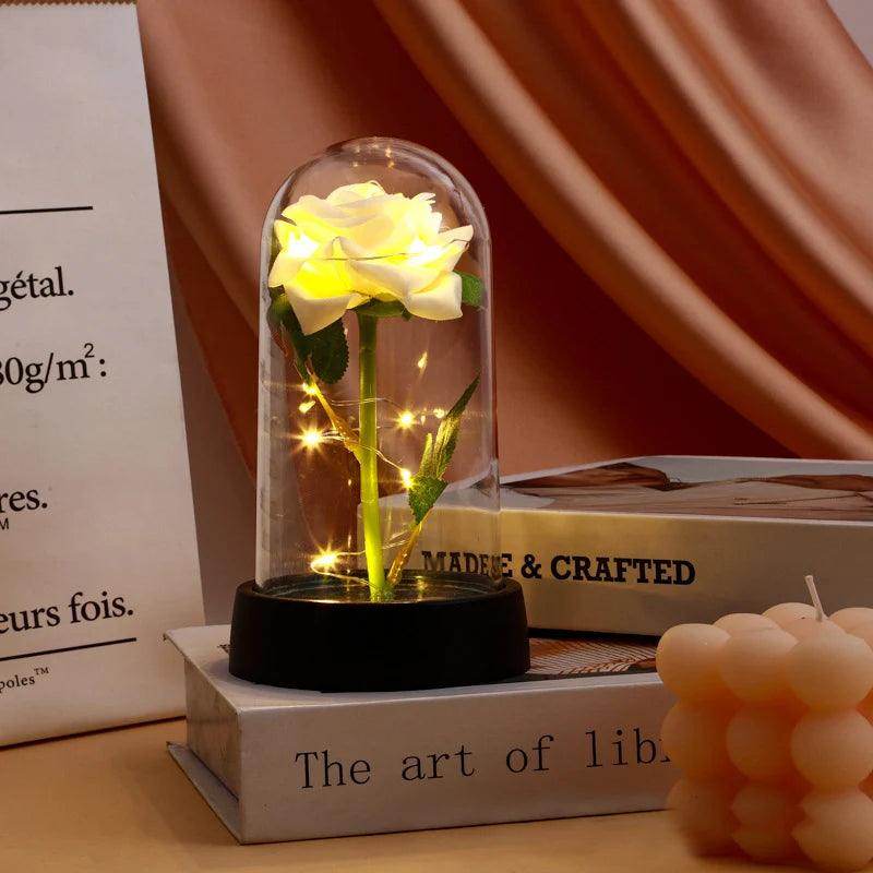 Enchanted Red Rose in Glass Dome - SmartPursue™