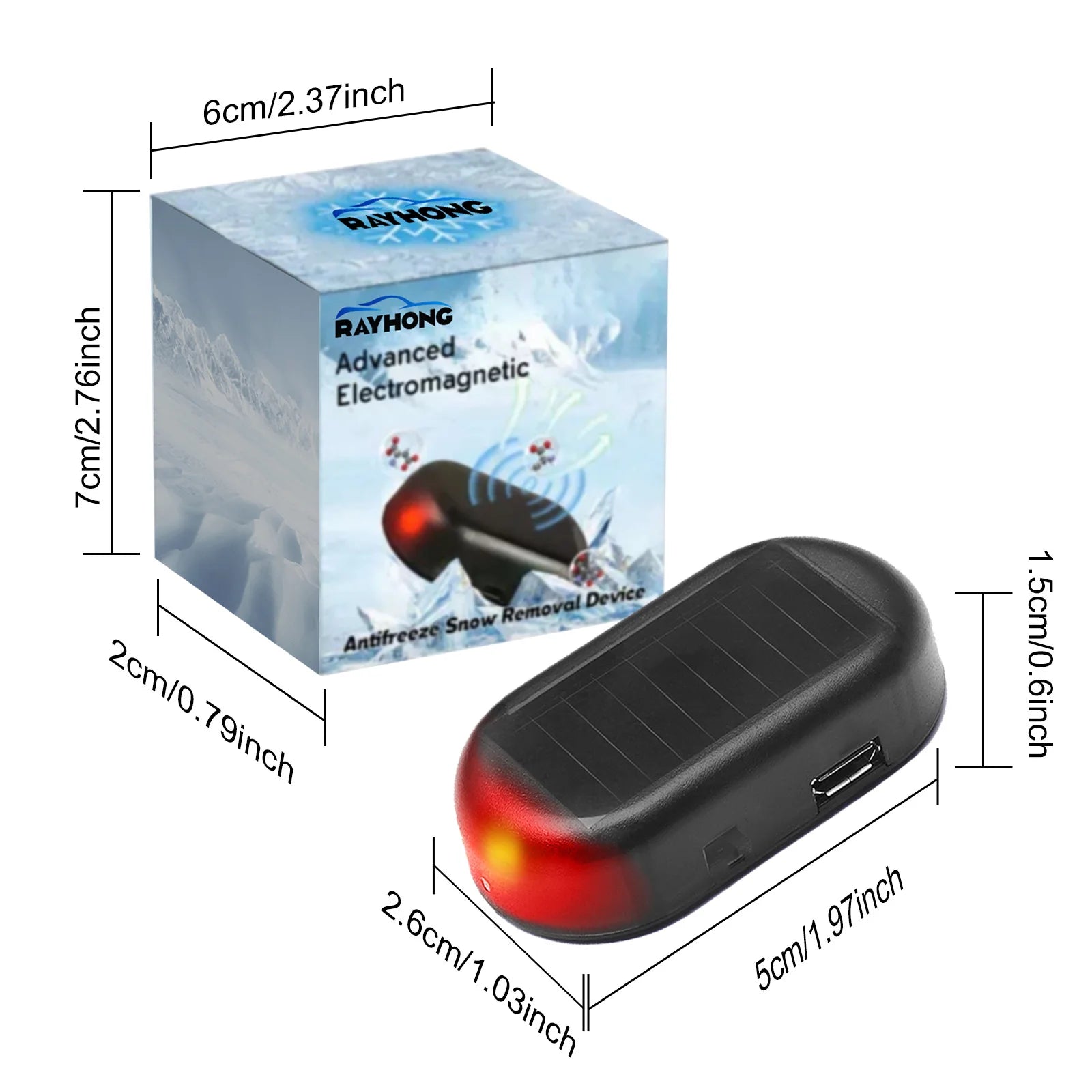 Interference Antifreeze Device Car Window Anti-Icing and Snow Jammer Winter Anti Ice and Snow Coverage Interference Antifreeze SmartPursue™