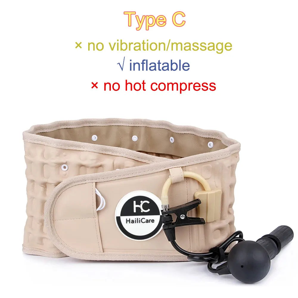 Heating Waist Massager Belts Vibration Inflatable Heated Pads Back Protector Waist Massage Relax Warmer SmartPursue™
