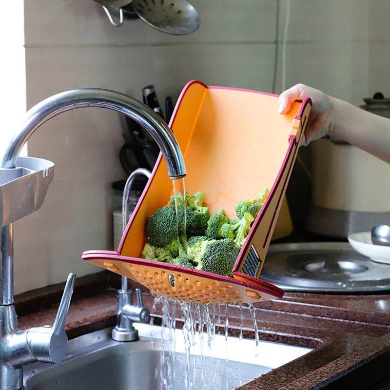 Multifunctional Foldable Cutting Board with Drain - SmartPursue™