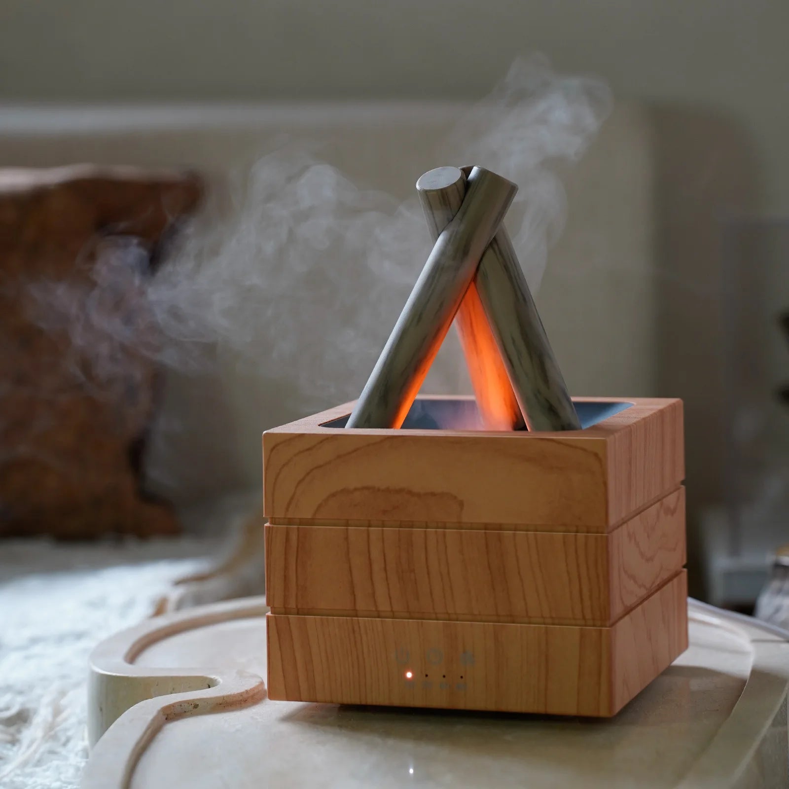 🔥 280ml Flame Aroma Diffuser – USB Humidifier with Remote & LED Light Diversi Fusion™