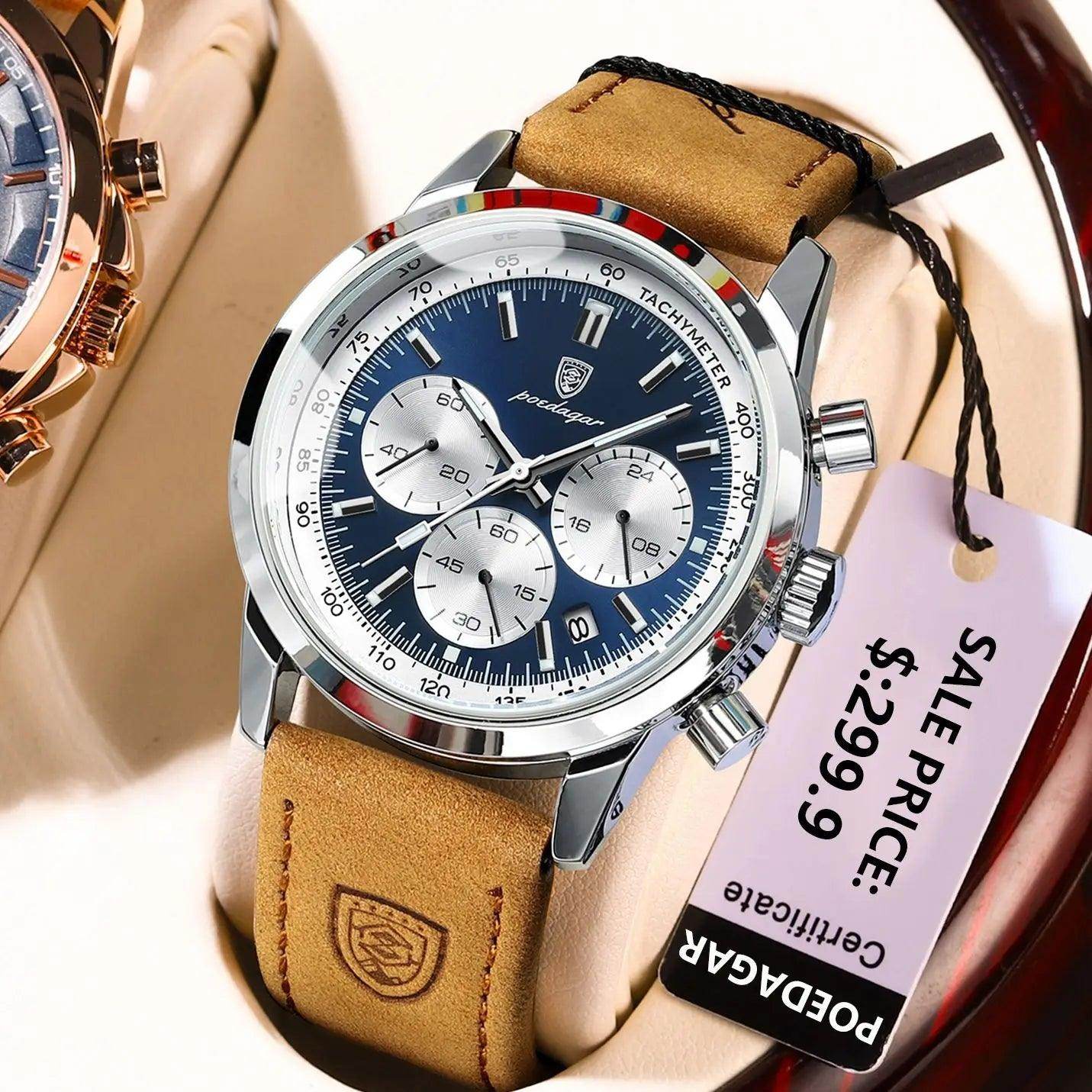 Luxury Mens Watch High Quality Waterproof Men's Wristwatch - SmartPursue™