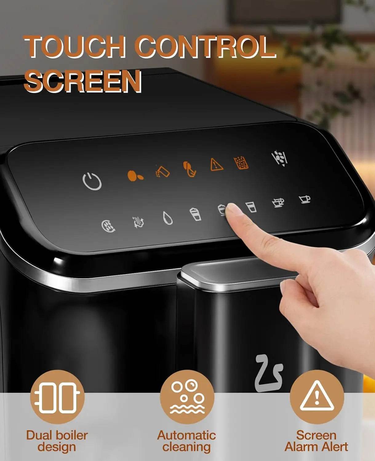 Fully Automatic Espresso Machine – 20-Bar Coffee Maker - SmartPursue™