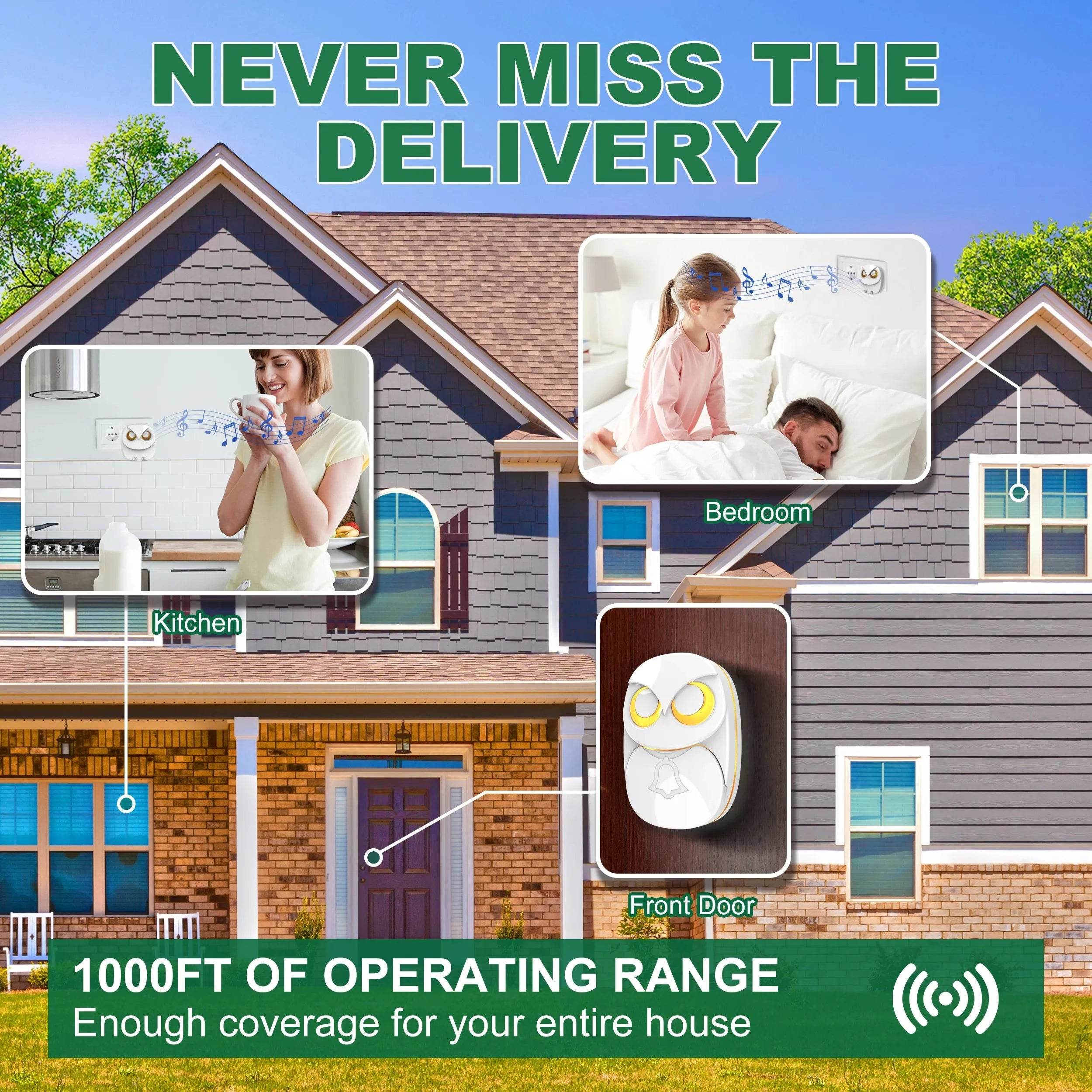 Wireless Long-Range Doorbell - SmartPursue™