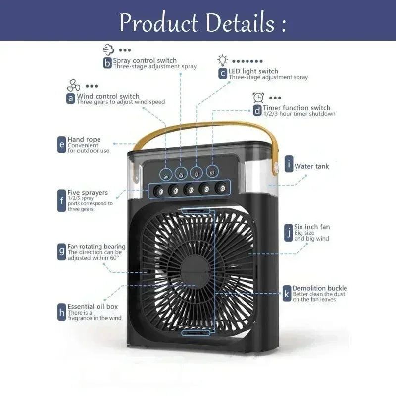 3-in-1 Portable Mini Air Cooler - SmartPursue™