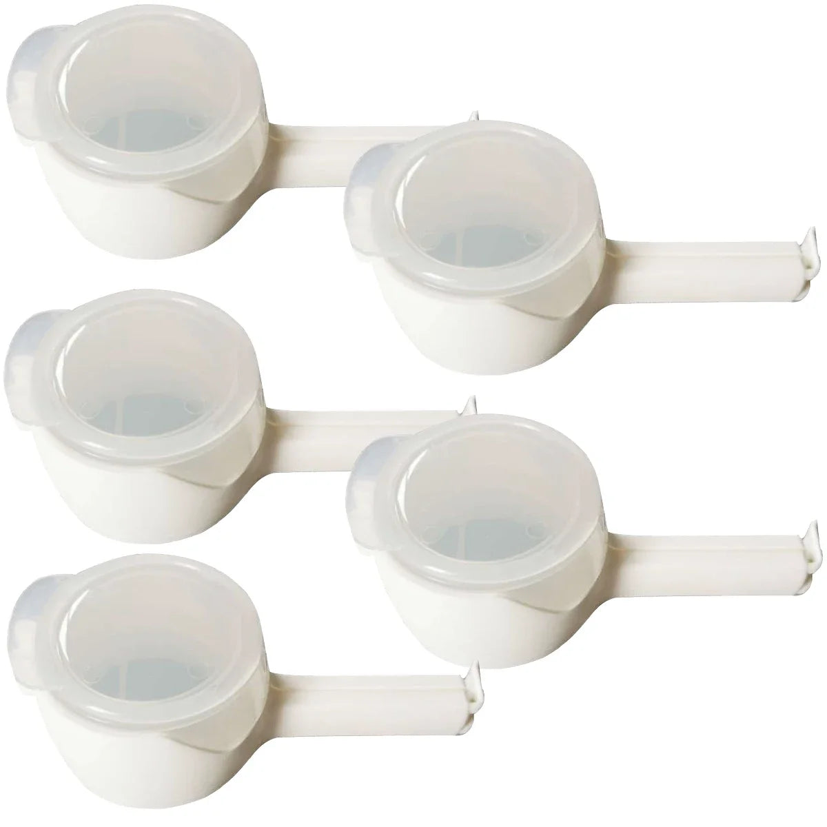 🥨 Food Storage Bag Sealing Clips with Pour Spouts Smart Kitchen & Home