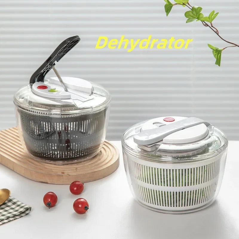 🥬 3L Vegetable Salad Spinner – Spin, Wash & Mix in One Tool - SmartPursue™