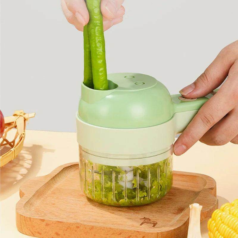 4 In 1 Slicer Garlic Masher mini chopper blender - SmartPursue™