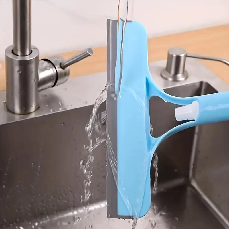 3-in-1 Glass Cleaner Tool – Window Scraper with Built-In Spray Bottle - SmartPursue™