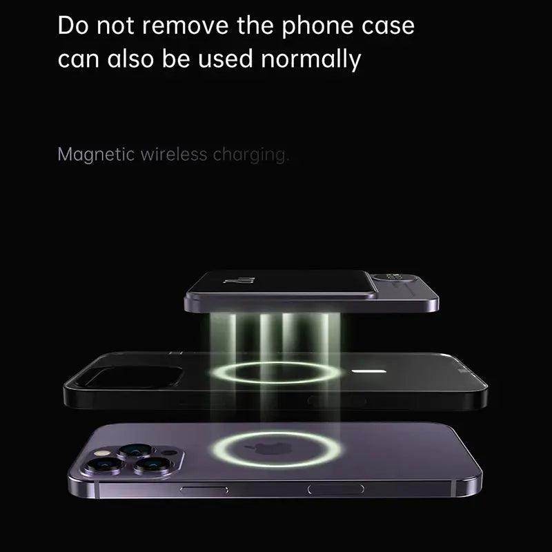 PowerHub ChargeMate wireless charger MagSafe Power Bank for iphone - SmartPursue™