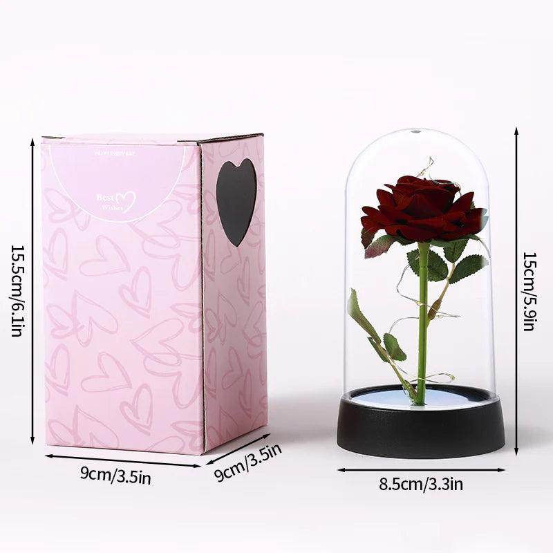 Enchanted Red Rose in Glass Dome - SmartPursue™