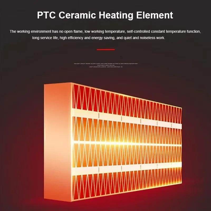 Wall-Mounted Mini Electric Heater - SmartPursue™