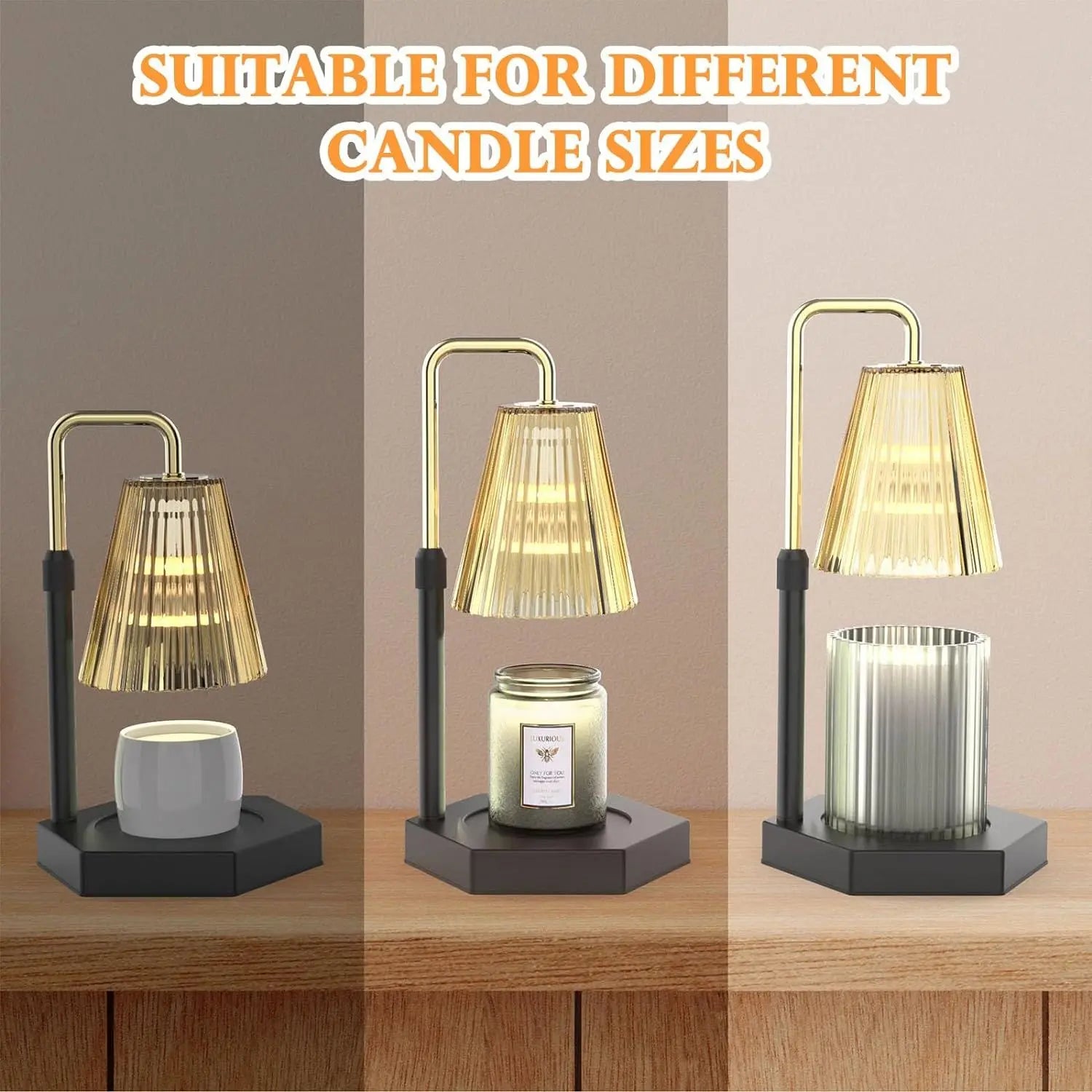 🕯 Candle Warmer Lamp – Adjustable Electric Wax Melter - SmartPursue™