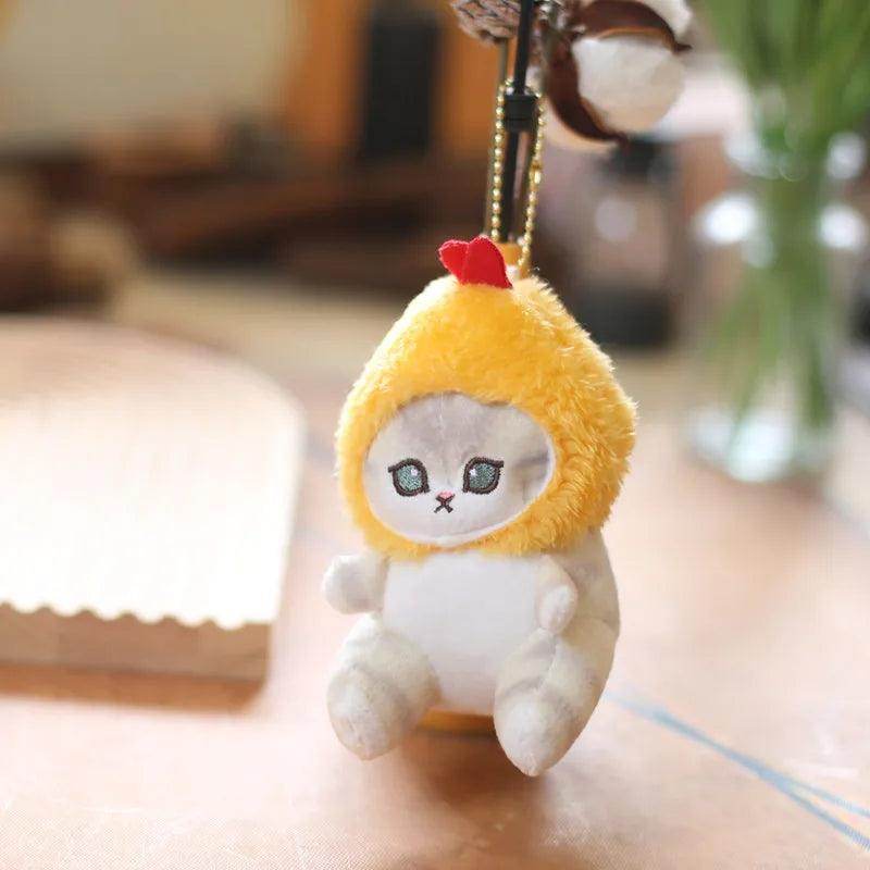 Shark Cat Fried Shrimp Plush Toy Keychain - SmartPursue™
