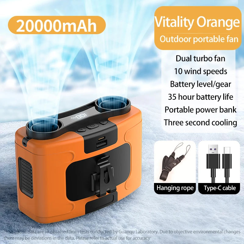 Portable Waist and Neck Fan Travel & Portable Gadgets