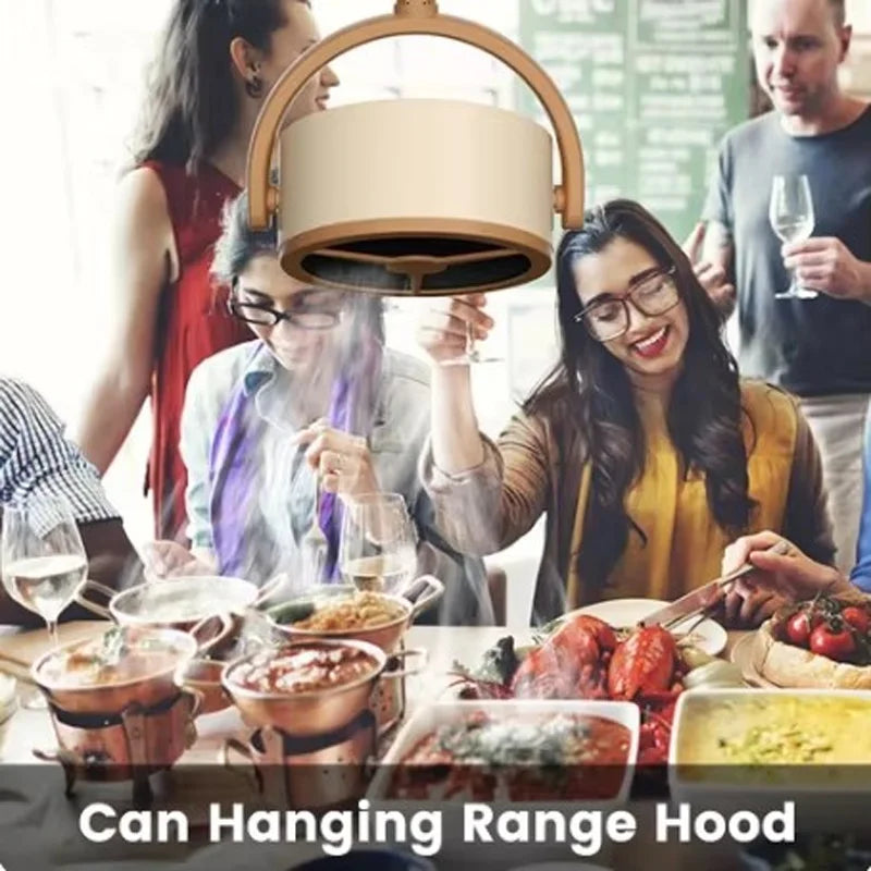 Portable Desktop Range Hood – Angle Exhaust Fan for Kitchen & BBQ - SmartPursue™