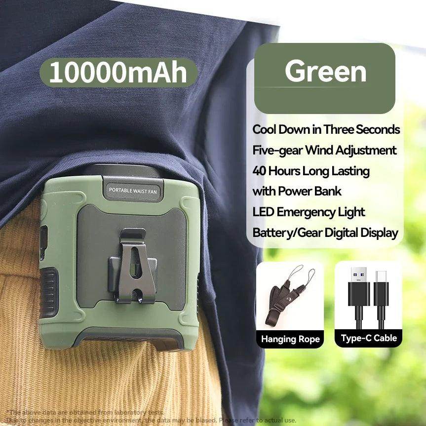 Portable Waist and Neck Fan - SmartPursue™
