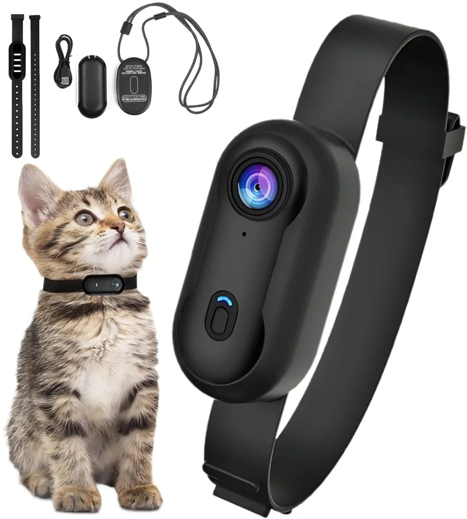 🐾 4K HD Mini Pet Collar Camera – Portable Dog & Cat Neck Camera Diversi Fusion™