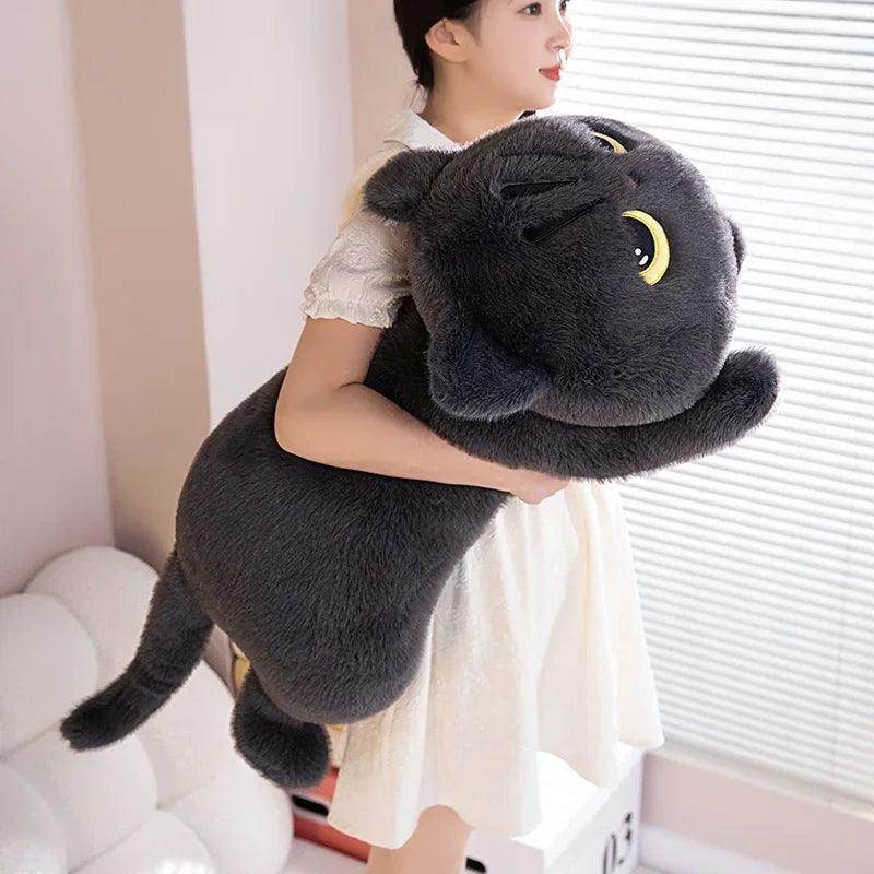 Cute Cat Lying Plush Sofa Pillow - SmartPursue™