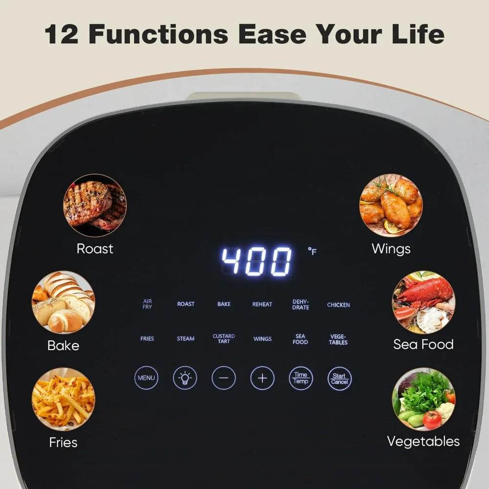 6-Quart Air Fryer with Window - Limited Stock – Ships in 24H - SmartPursue™