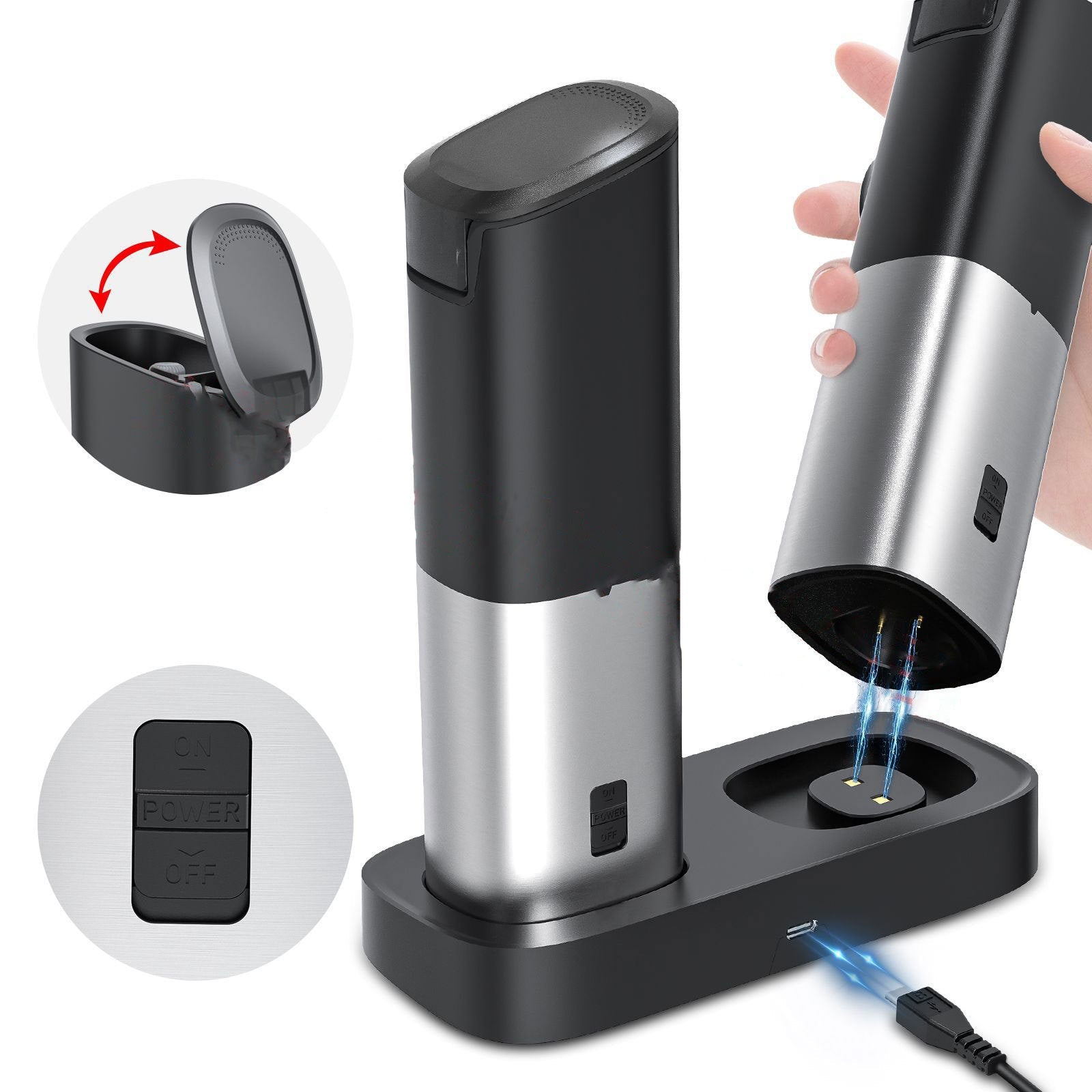 Kitchen Ceramic Pepper Electric Grinder Smart Kitchen & Home