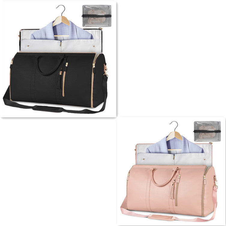 👜 Large Travel Duffle Bag – Waterproof Folding Suit & Clothes Tote CJ