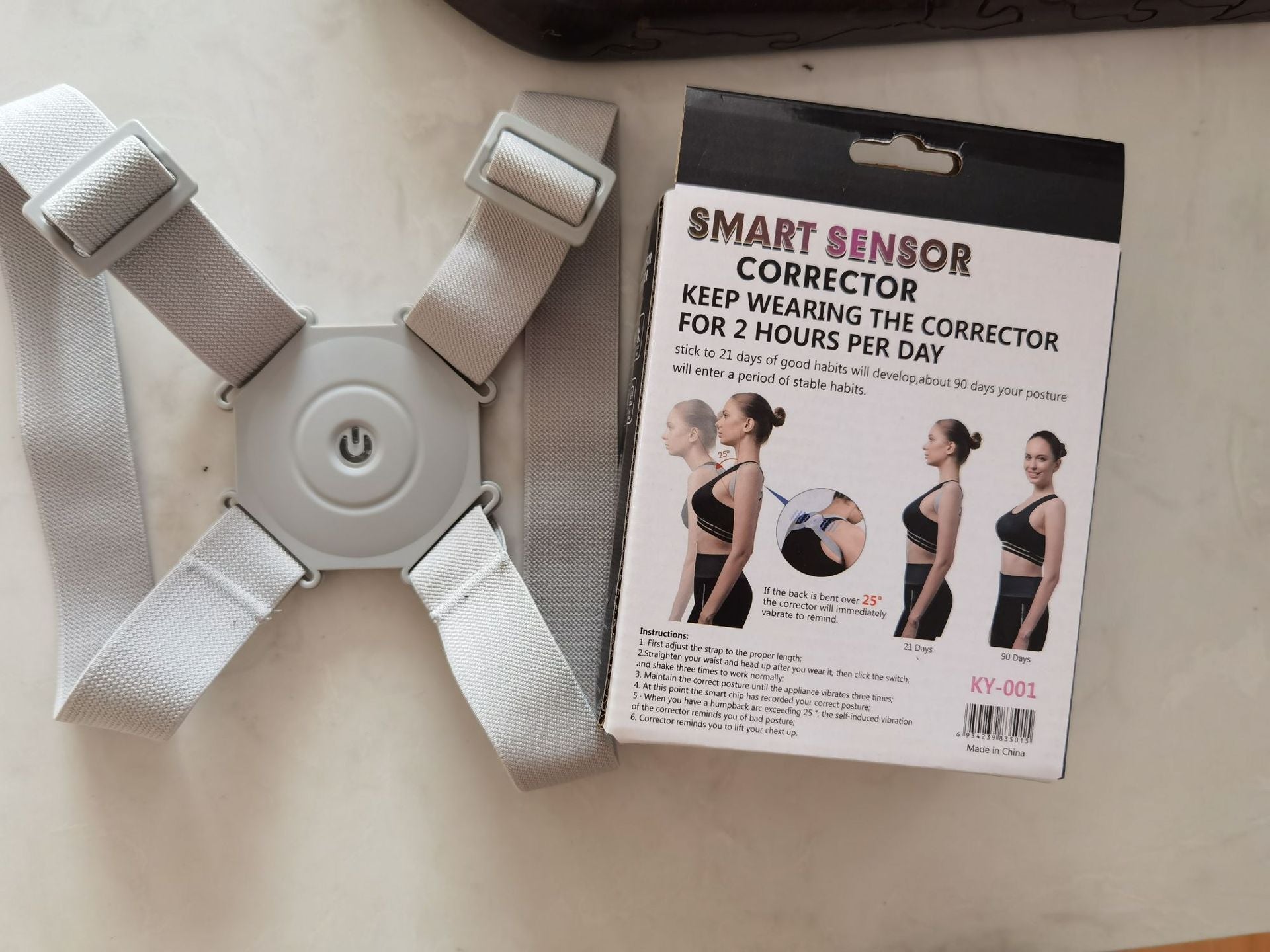 🧍 Smart Adjustable Posture Corrector Belt – Kids & Adults Posture Support CJ