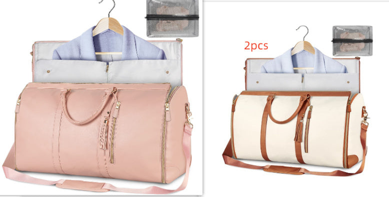 👜 Large Travel Duffle Bag – Waterproof Folding Suit & Clothes Tote CJ