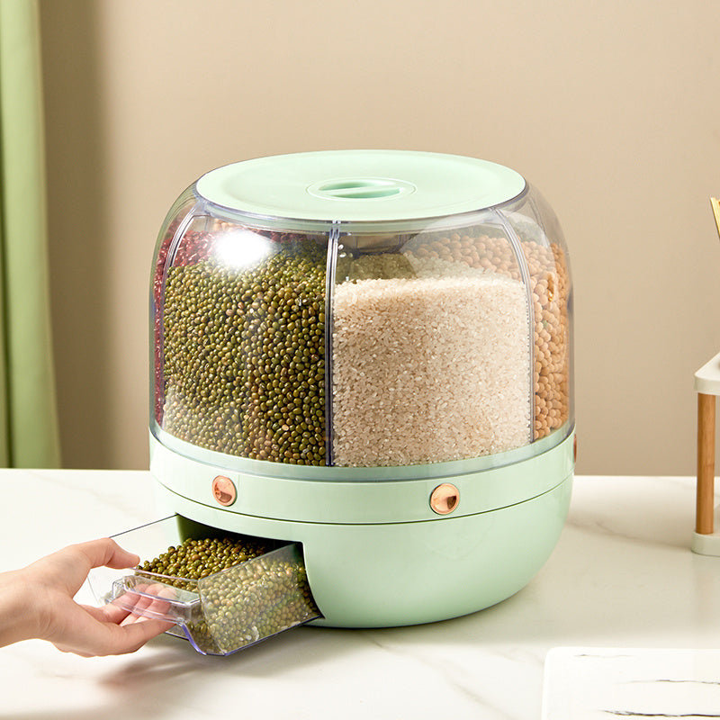 360° Rotating Grain Storage Container - SmartPursue™